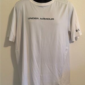 Under Armour Men's White Short Sleeve Tee